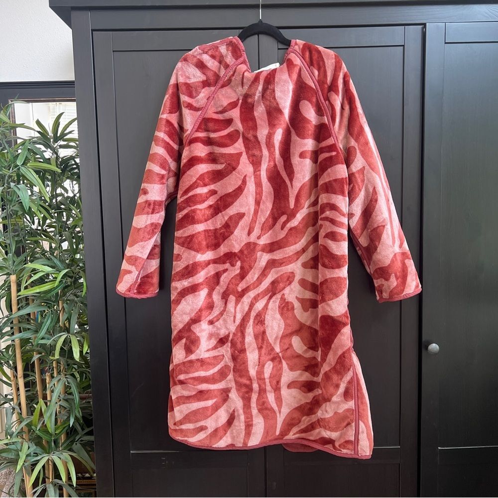 Anthropologie Women's Rust Red Fuzzy Teddy Coat Size Large NWT - Picture 9 of 10